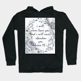 HEBREWS 13:5 Hoodie